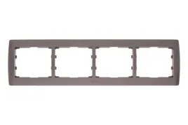 ramka-poczworna-legrand-brazowy