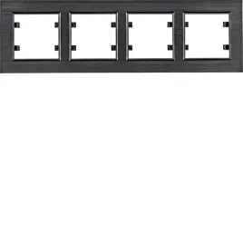 ramka-poczworna-hager-czarny