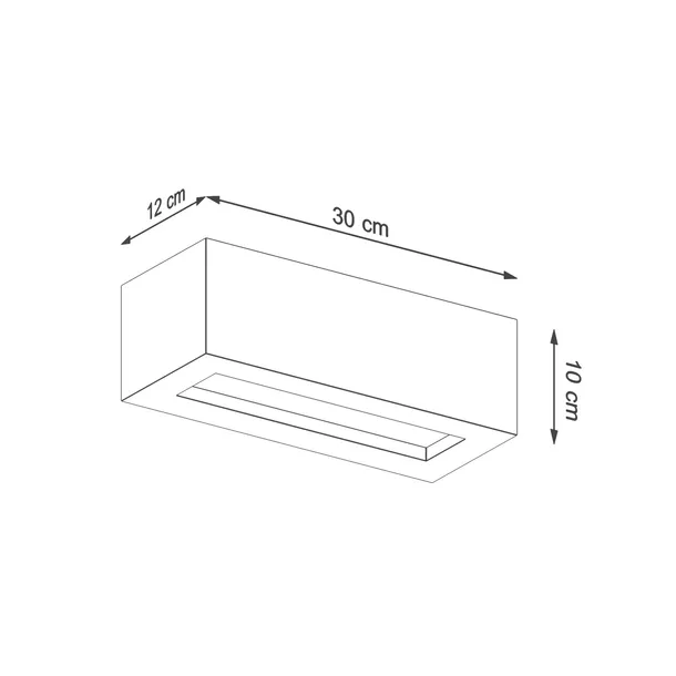 lampa-scienna-kinkiet-beton-szary-prostokatny-gora-dol-30cm-sollux-lighting-material-dominujacy-szklo