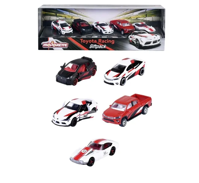 majorette-toyota-racing-gift-pack-5-aut-waga-z-opakowaniem-0-3-kg
