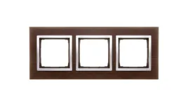 ramka-potrojna-kontakt-simon-brazowy