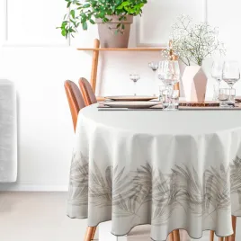 obrus-ines-11-fi-150-cm-bezowy