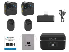 2x-mikrofon-krawatowy-puluz-ws300-usb-c-android-ios-iphone-15-16-17-etui