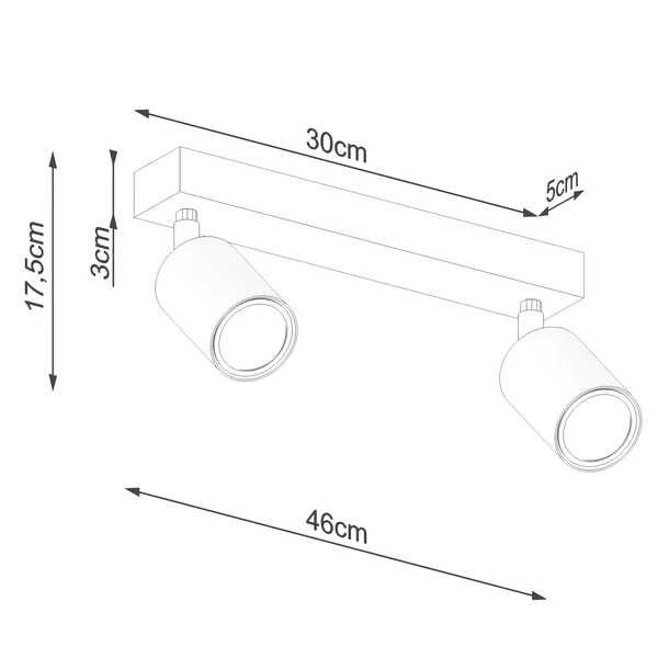 spot-sufitowy-tuba-podwojny-prostokatny-czarny-2xgu10-verdo-sollux-lighting-waga-z-opakowaniem-1-kg