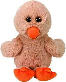 ty-67022-debbie-duck-33cm-attic-treasures-pomaranc