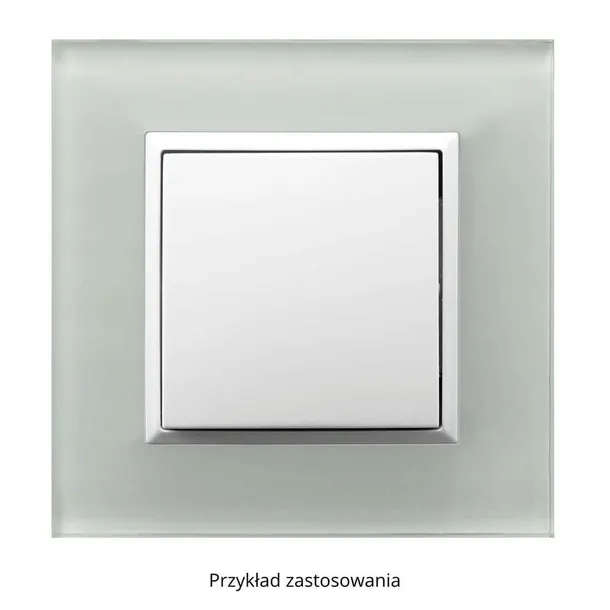 ramka-pojedyncza-ospel-bialy-waga-z-opakowaniem-0-05-kg