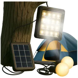zestaw-solatny-led-na-biwak-lampa-2-zarowki-panel-solarny-pod-namiot