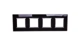 ramka-poczworna-kos-elektro-system-czarny