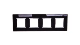 ramka-poczworna-kos-elektro-system-czarny