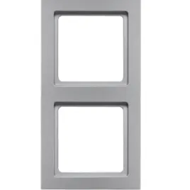 ramka-podwojna-hager-srebrny