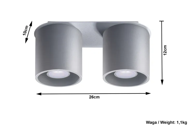 plafon-orbis-2-szary-waga-z-opakowaniem-2-kg