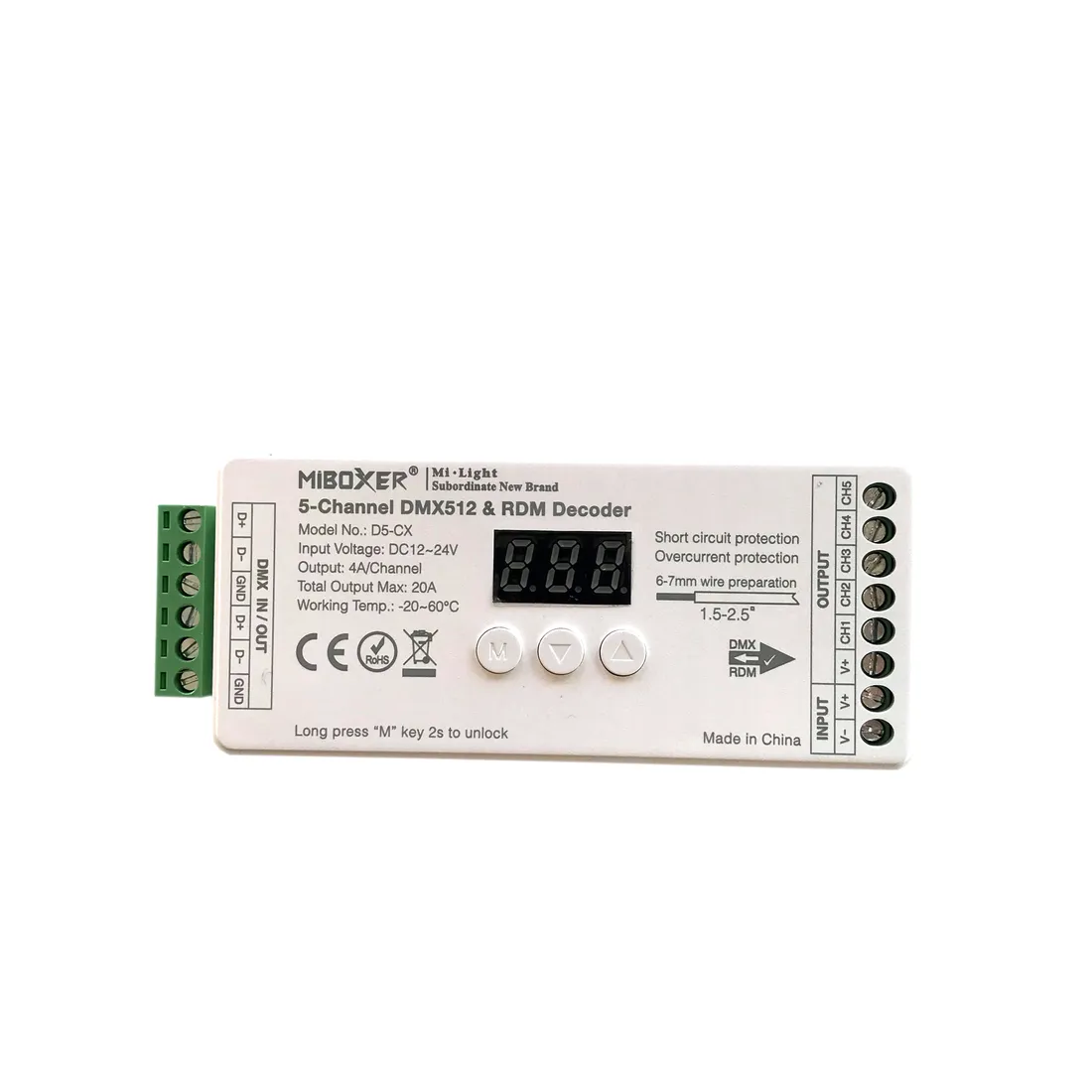 odbiornik-dekoder-rgbcct-12v-dmx512-milight-d5-cx-kod-producenta-d5-cx