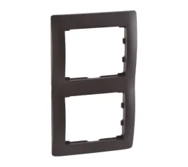 ramka-podwojna-legrand-brazowy