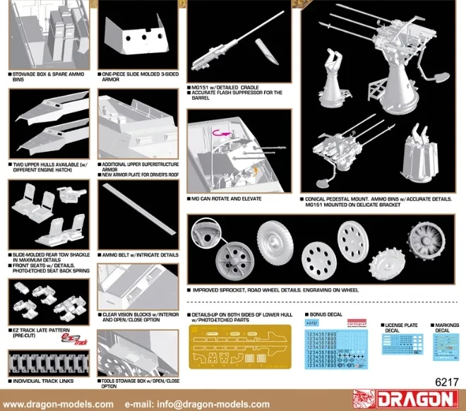 dragon-6217-pojazd-sd-kfz-251-21-ausf-d-drilling-model-do-sklejania-1-35-stan-zlozenia-do-zlozenia
