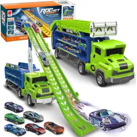 ciezarowka-tir-tor-samochodowy-garaz-parking-zjezdzalnia-samochodziki-auta