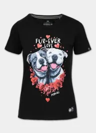 pitbull-west-coast-t-shirt-koszulka-damska-fur-ever-love-czarna-black-m
