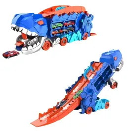 tor-wyscigowy-3w1-metalowe-sprezyny-z-mega-transporterem-dinozaurow