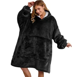 koc-bluza-kocobluza-czarna-mikrofibra-oversize-z-kapturem-dlugi-rekaw