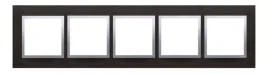 ramka-pieciokrotna-kontakt-simon-czarny