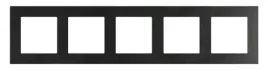 ramka-pieciokrotna-simon-czarny