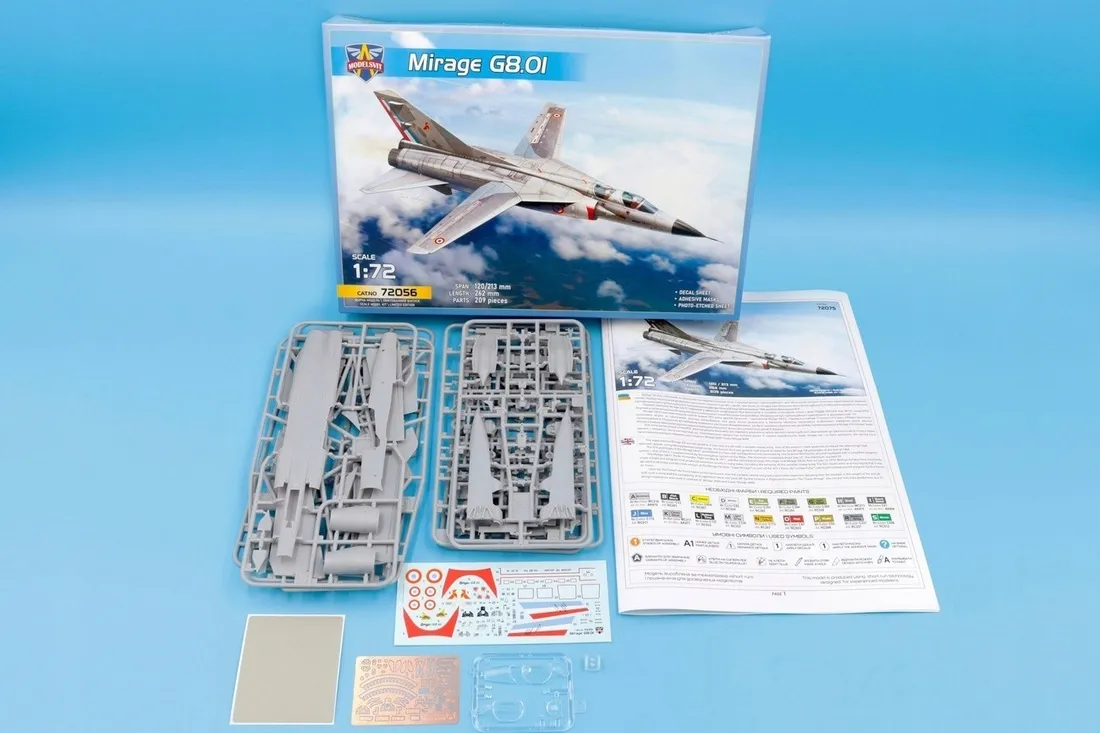 modelsvit-72056-samolot-mirage-g8-01-experimental-fighter-model-1-72