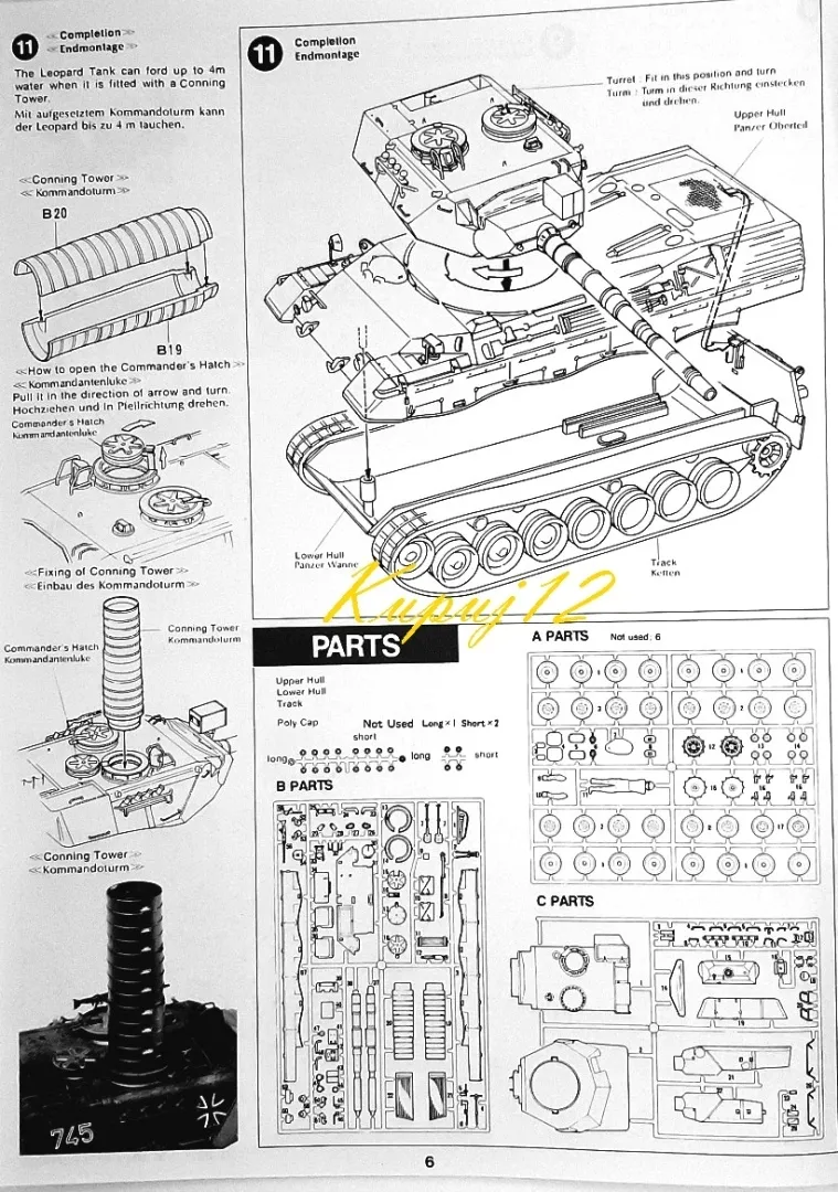 model-italeri-leopard-2a4-1-35