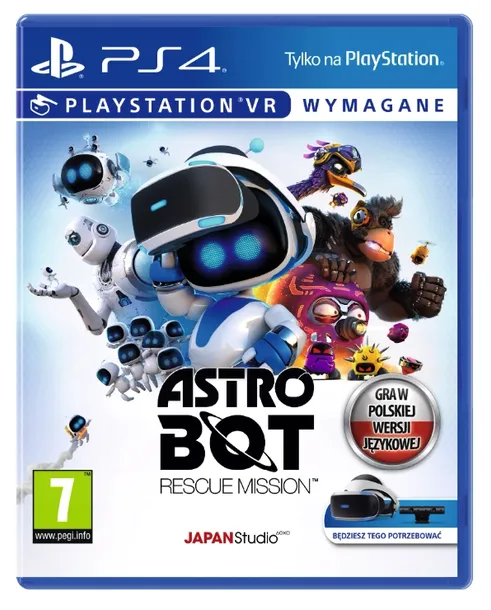 Astro Bot: Rescue Mission - PS4 - Napisy PL - Na płycie - Nowa - WYMAGA VR