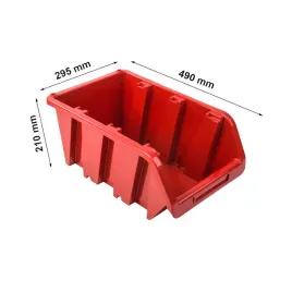 kuweta-pojemnik-organizer-magazynowy-ktr50-red