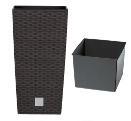 doniczka-kwadratowa-prosperplast-bezowa-tworzywo-sztuczne-35-l