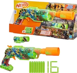 nerf-zombie-wyrzutnia-driller-16-strzalek-sprzet-bojowy-wiertarka-8-lat