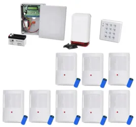 alarm-bezprzewodowy-8-czujek-gsm-syrena-klawiatura