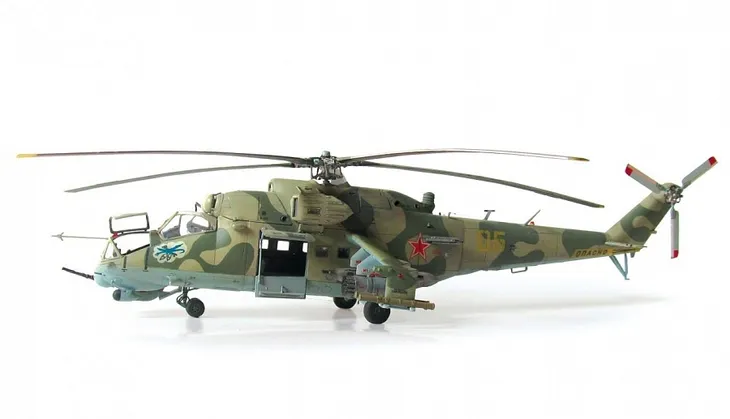 zvezda-7293-model-mil-mi-24v-vp-hind-e-smiglowiec-w-skali-1-72-z7293-okres-po-ii-wojnie-swiatowej