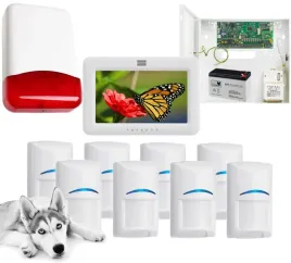 zestaw-alarmowy-do-domu-mieszkania-paradox-dotyk-8-czujek-bosch-pet-syrena