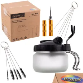 zbiornik-czyszczenia-aerografu-szczotki-druty-igla-fengda-oryginal