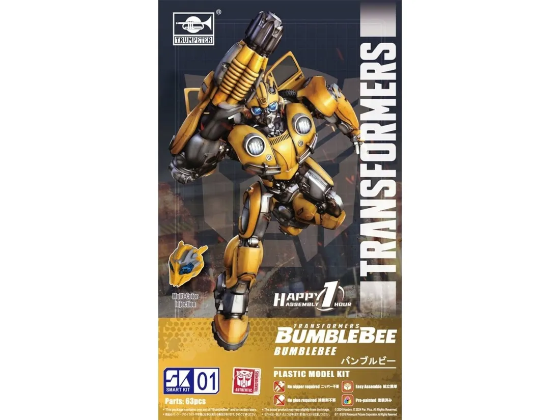 transformers-bumblebee-smart-model-kit-trumpeter-sk01