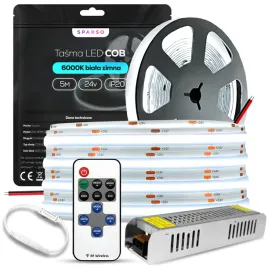 zestaw-tasma-led-cob-neon-5m-24v-6000k-biala-zimna-mocna-zasilacz-pilot
