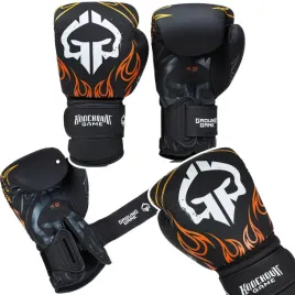 rekawice-bokserskie-ground-game-flames-czarny-12-oz