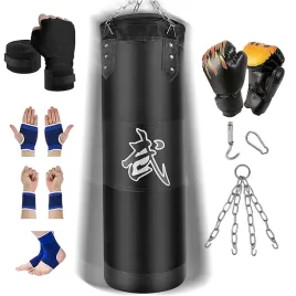 worek-treningowy-bokserski-mocowanie-zestaw-100-x-30-cm