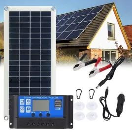 zestaw-panel-solarny-bateria-sloneczny-prostownik-ladowarka-regulat-300w