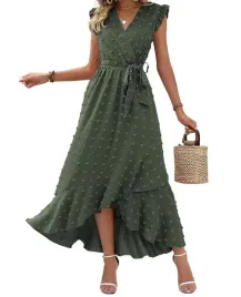 sukienka-asymetryczna-maxi-khaki-kropki-xxl