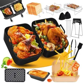 akcesoria-do-ninja-foodi-airfryer-dual-basket-ruszt-szczypce-formy