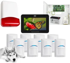 system-alarmowy-do-domu-mieszkania-paradox-lcd-czarny-8-czujek-bosch-pet