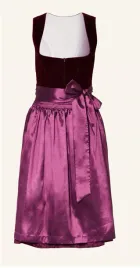 sukienka-bawarska-na-oktoberfest-bordowa-welurowa-roze-z-fartuszkiem-38-m