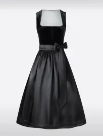 sukienka-bawarska-oktoberfest-dirndl-welurowa-czarna-fartuch-42-xl