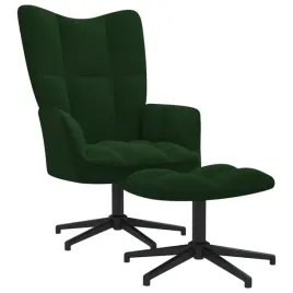 fotel-z-podnozkiem-ciemnozielony-obity-aksamitem