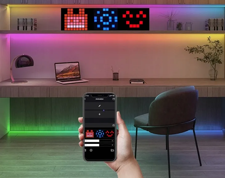 lampa-led-ekran-pixelowy-pixel-art-bluetooth-64-x-64-inteligentny-klasa-efektywnosci-energetycznej-e