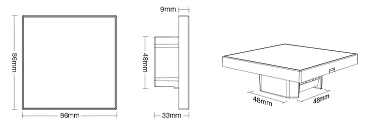 panel-scienny-4-strefowy-milight-led-do-puszki-t1-zawiera-baterie-nie
