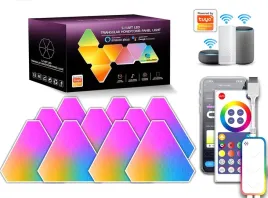 inteligentna-lampa-led-zestaw-10-x-trojkat-wifi-smart-tuya-plug-rgb-bialy