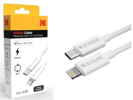 kabel-kodak-usb-typ-c-apple-lightning-1-m-bialy