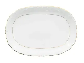 polmisek-owalny-cmielow-rococo-3604-bialy-29x20-cm